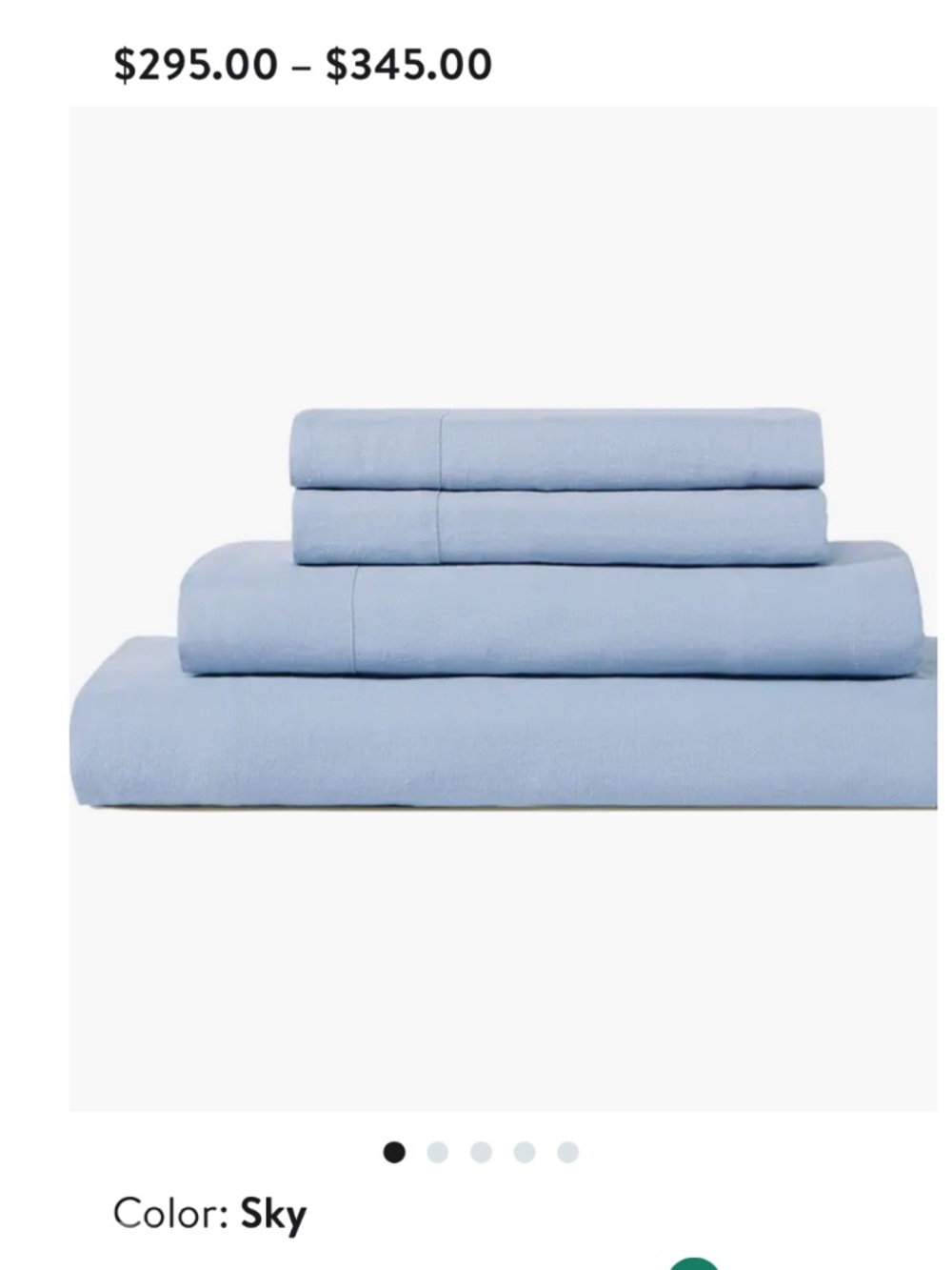Sijo French Linen Sheet Set Size Queen